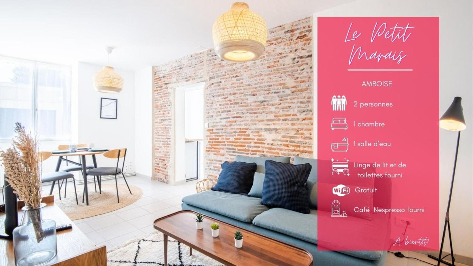 Appartement Le petit marais à Amboise Extérieur photo